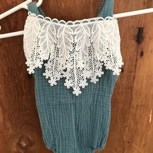 Lace Infant Romper